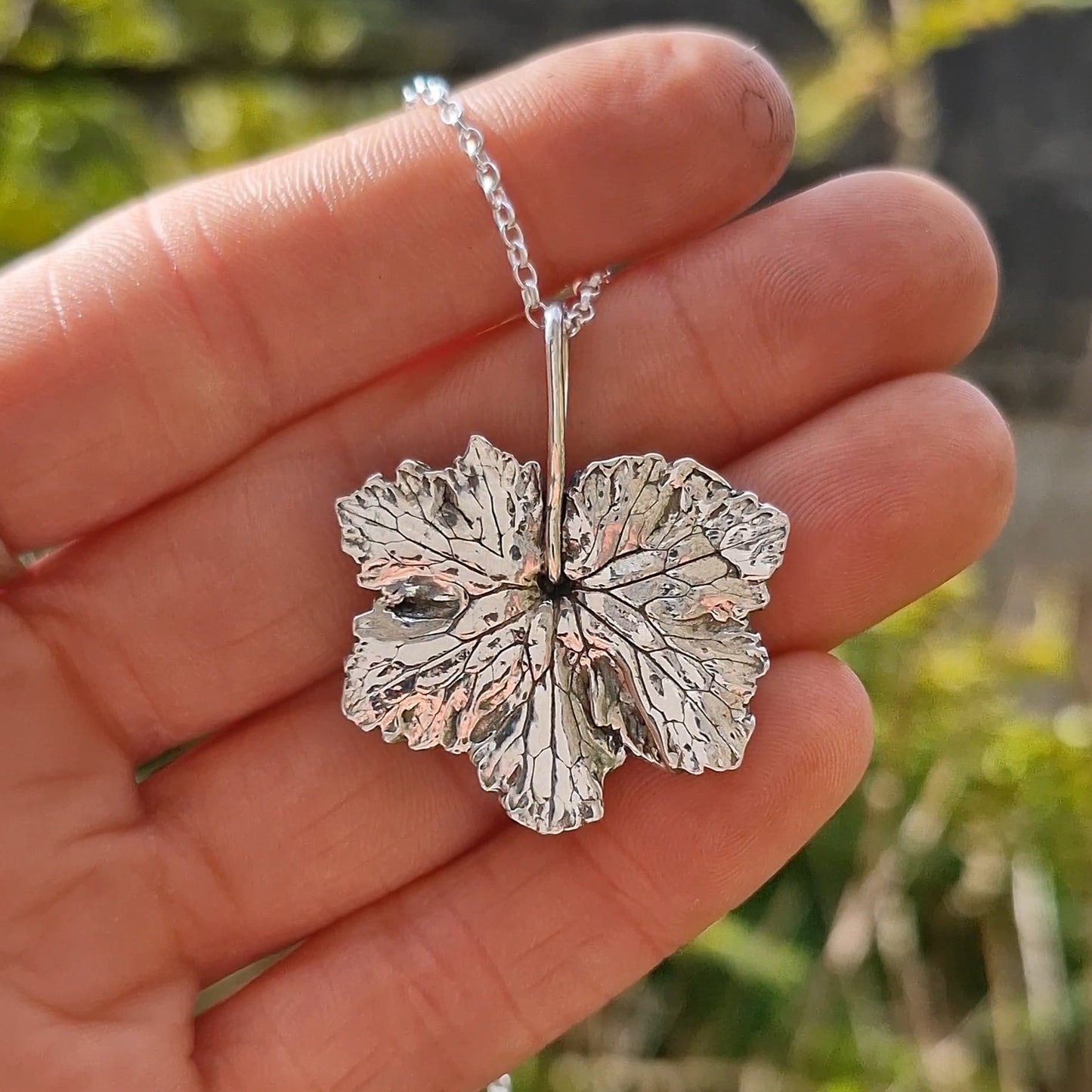 Lacock Leaf Imprint 1 ~ charm only