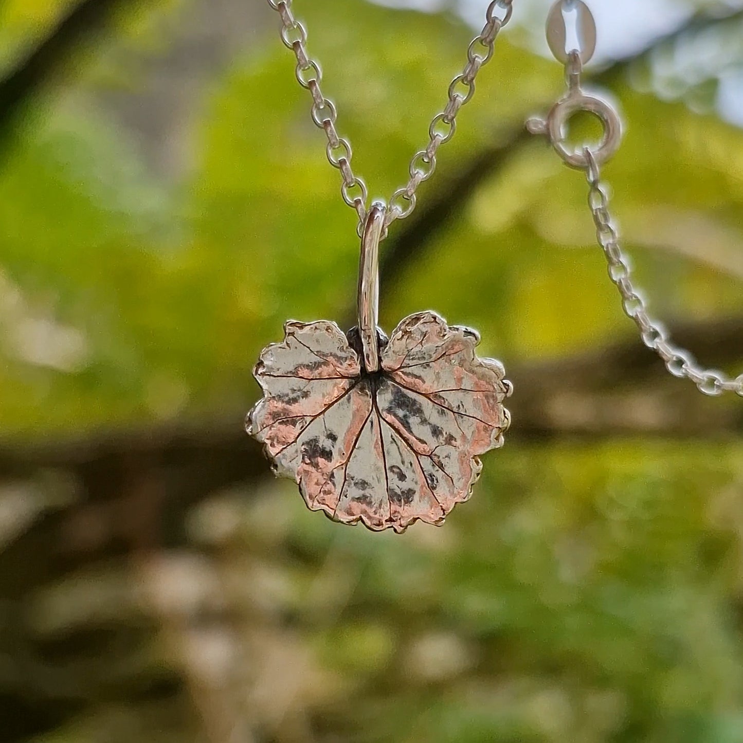 Lacock Leaf Imprint 5 ~ charm only