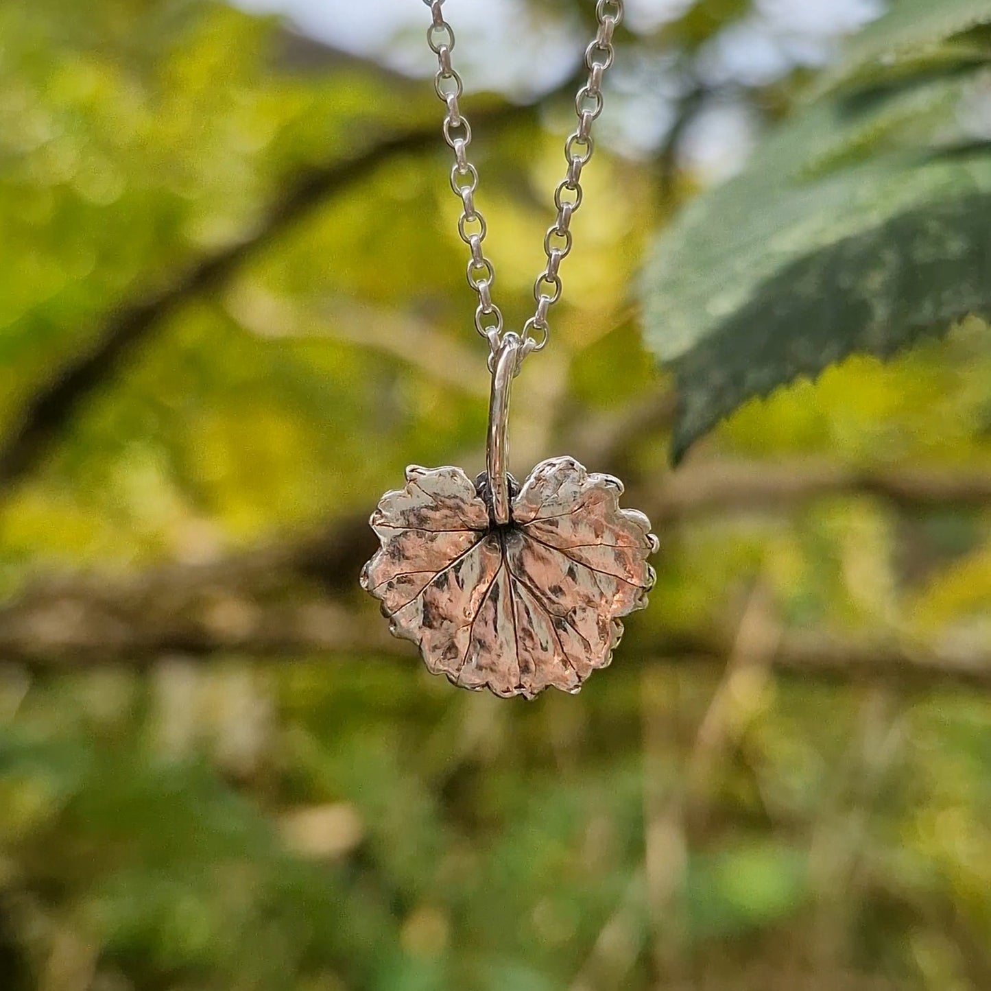 Lacock Leaf Imprint 5 ~ charm only