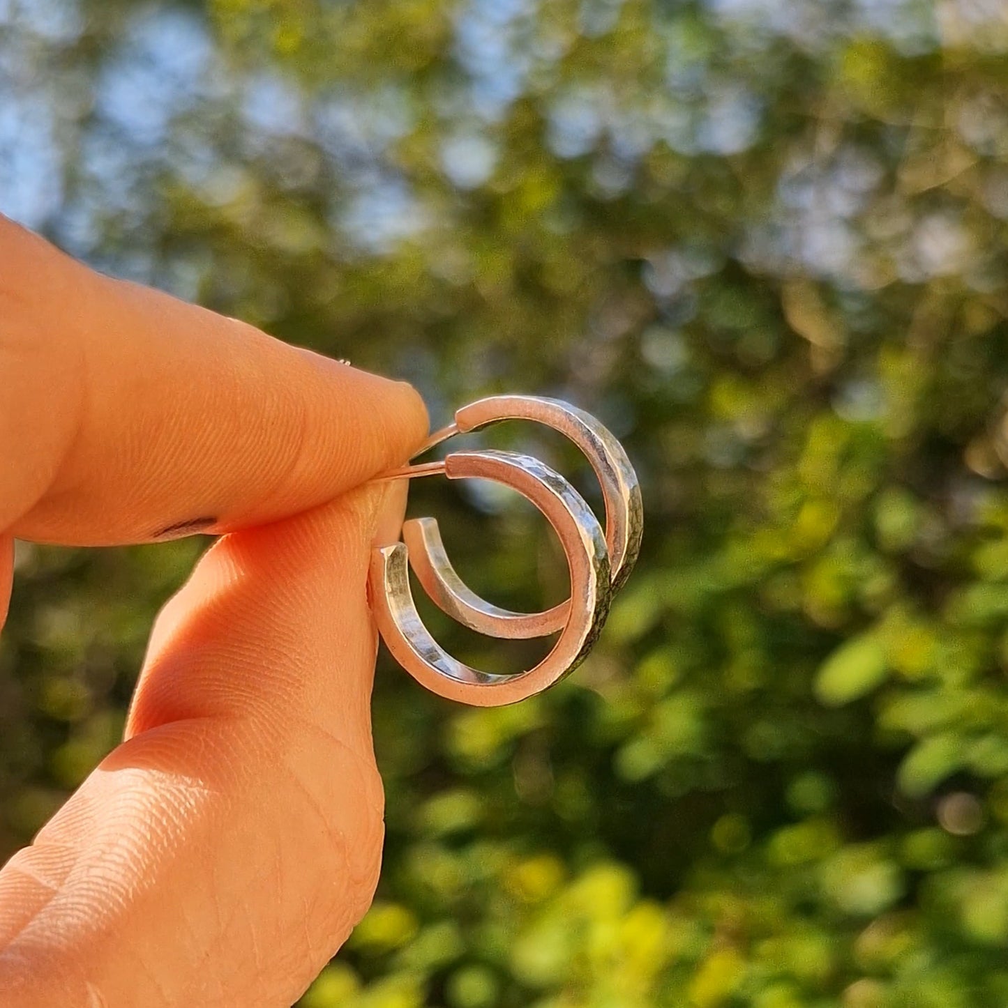 Moonlight Arc Hoops