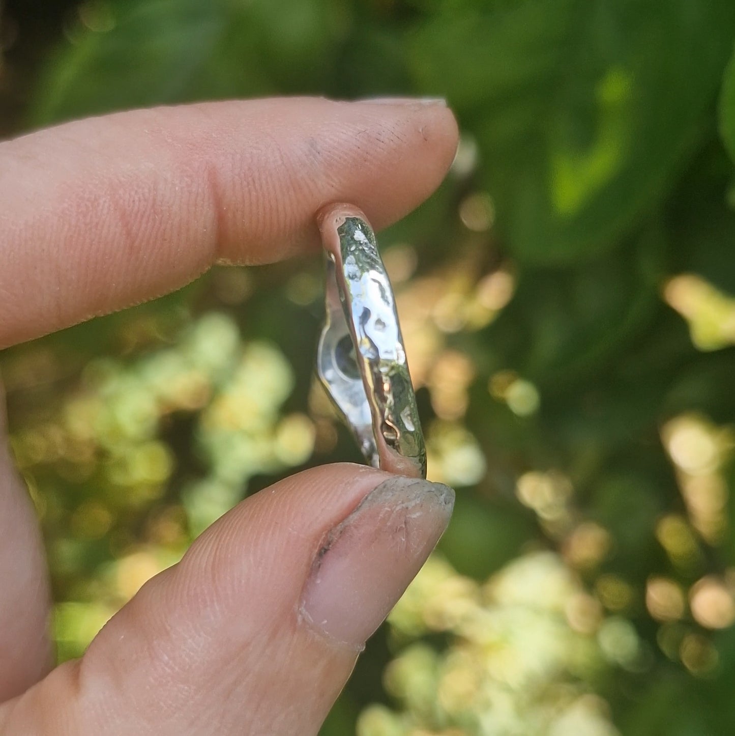 Molten Ametrine Ring - size uk Q 1/2 Scuffed stone (reduced due to slight damage)