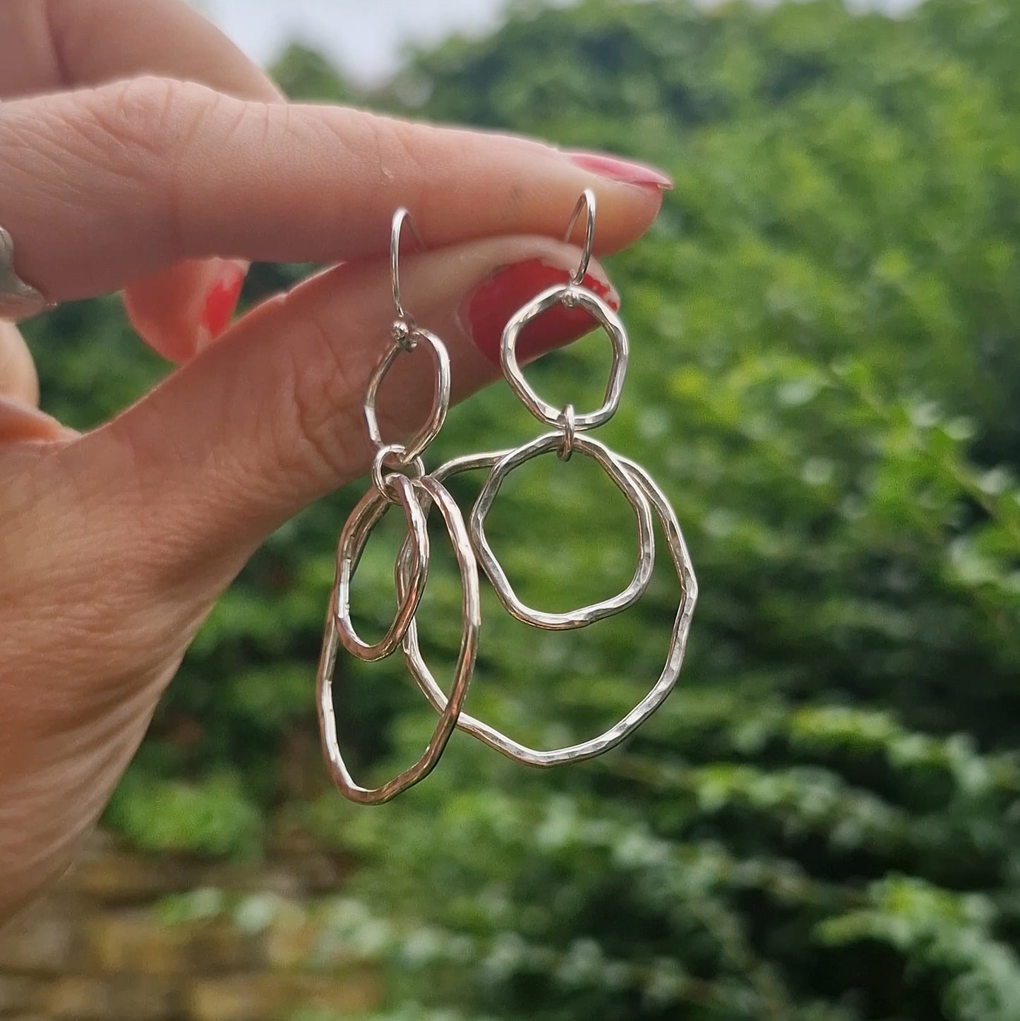 Ripple Rainfall Dangle Earrings