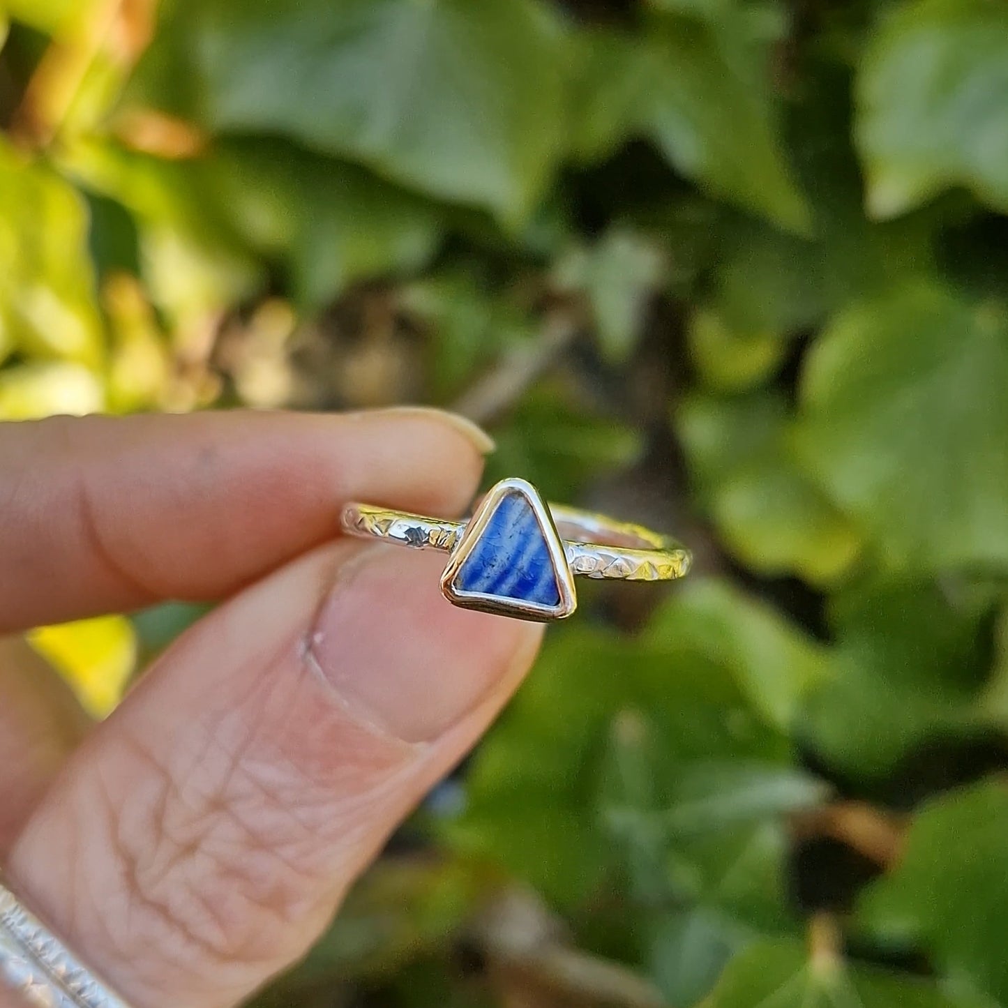Unique Pottery Ring