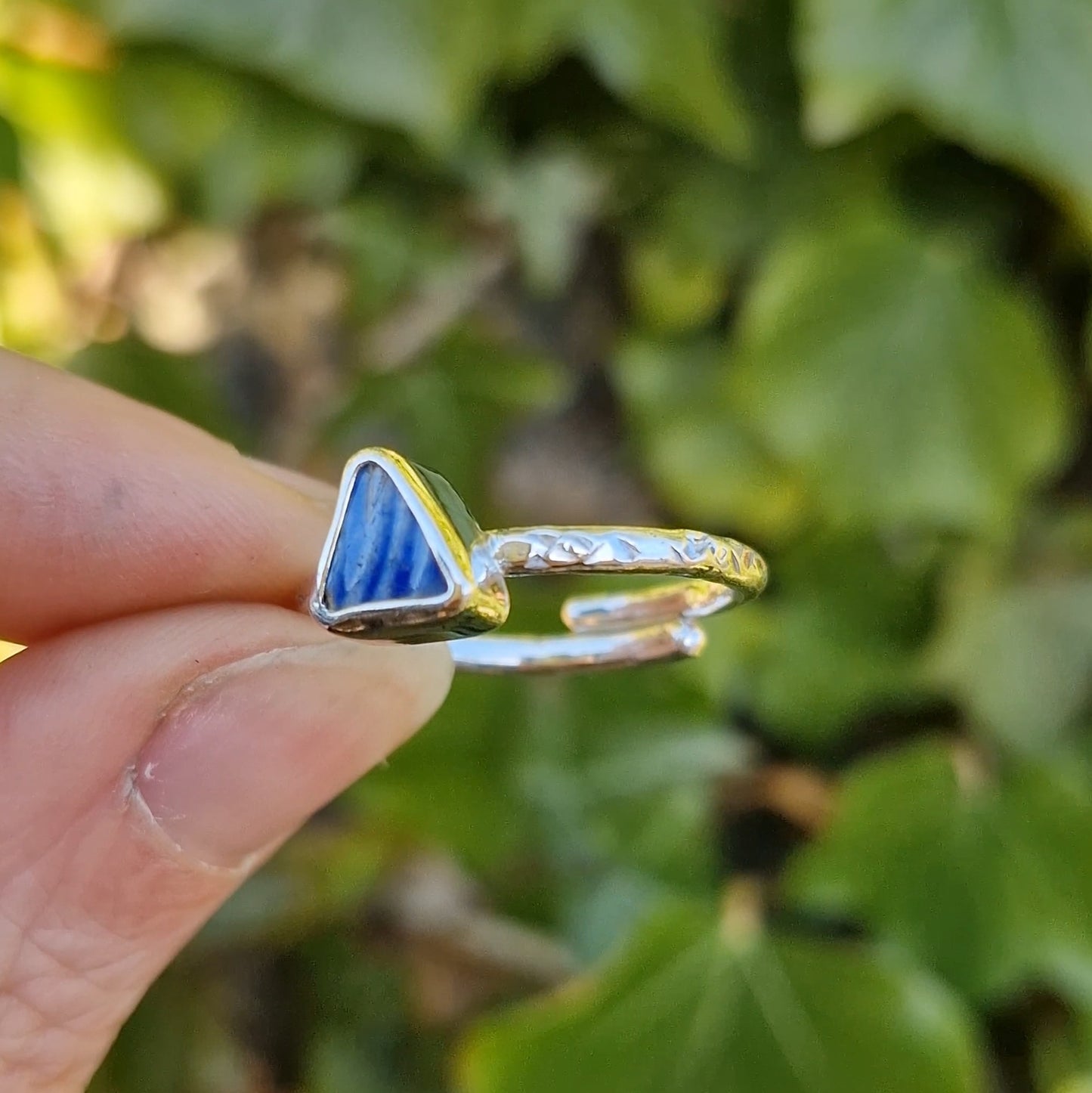 Unique Pottery Ring
