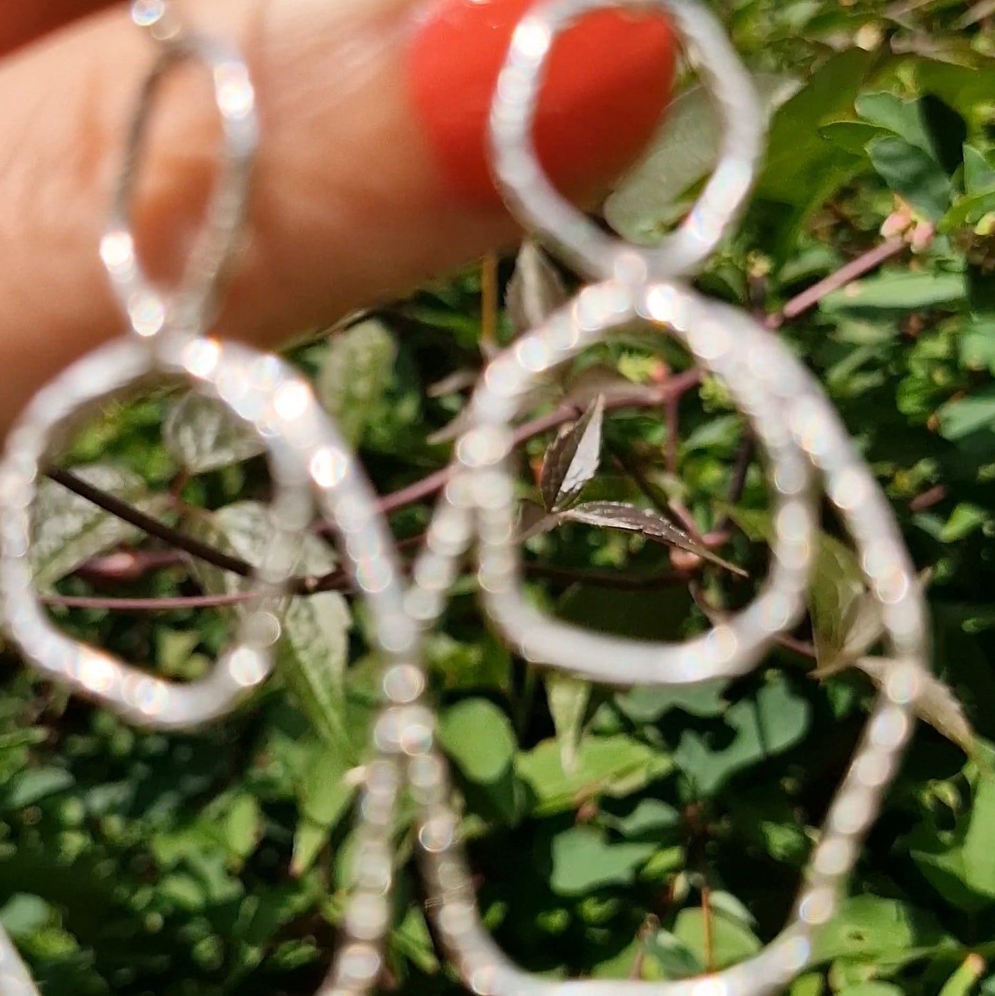 Bark Rainfall Dangle Earrings