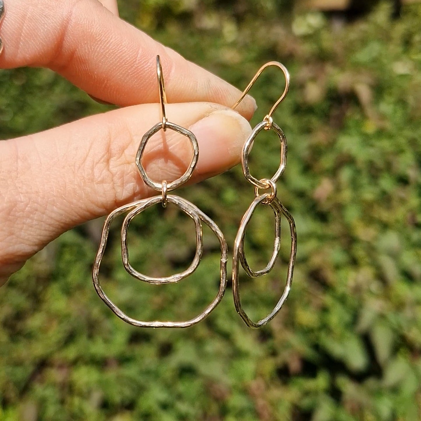 9ct Solid Gold Rainfall Earrings