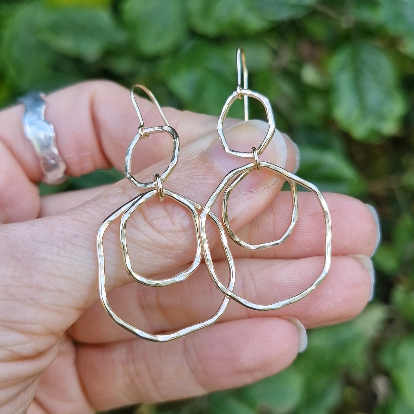 9ct Solid Gold Rainfall Earrings