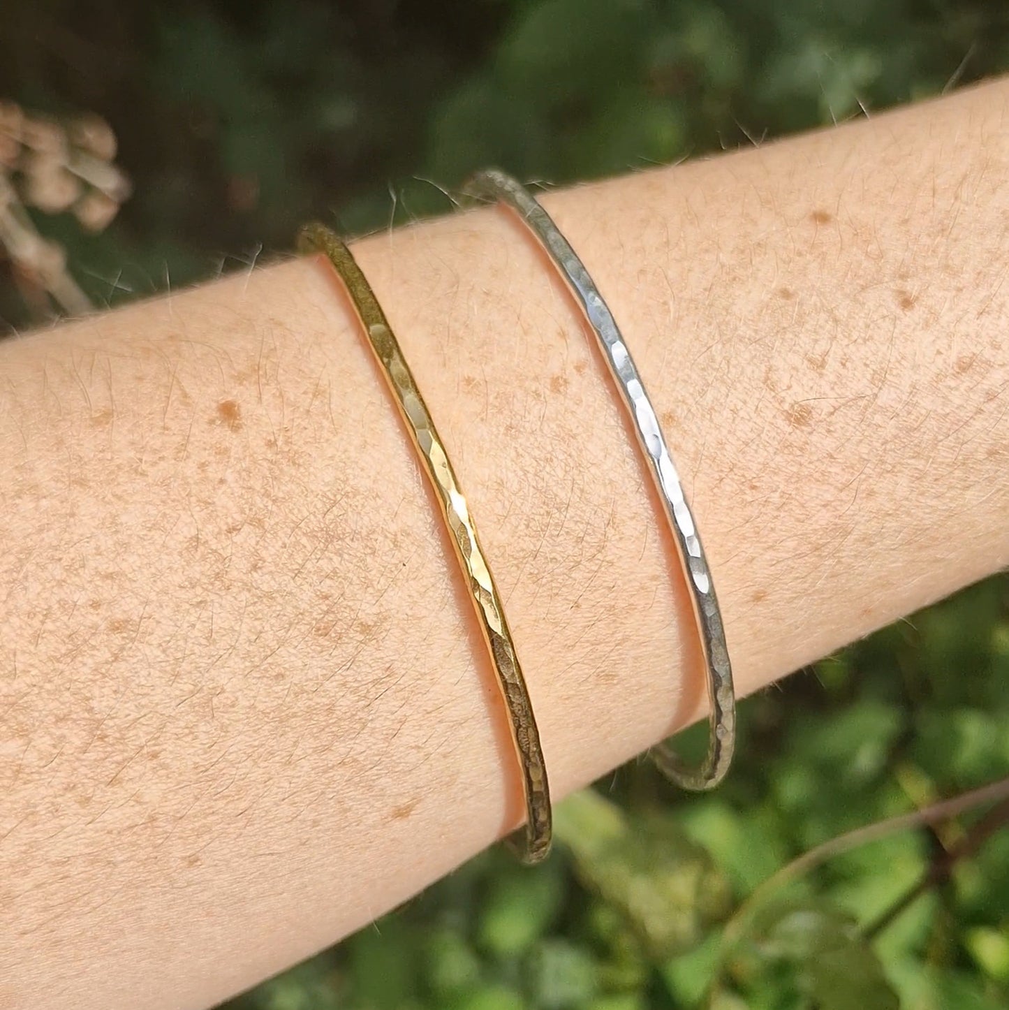 Moonlight Bangle - Gold Vermeil