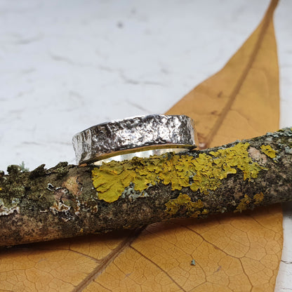 Molten Band Ring