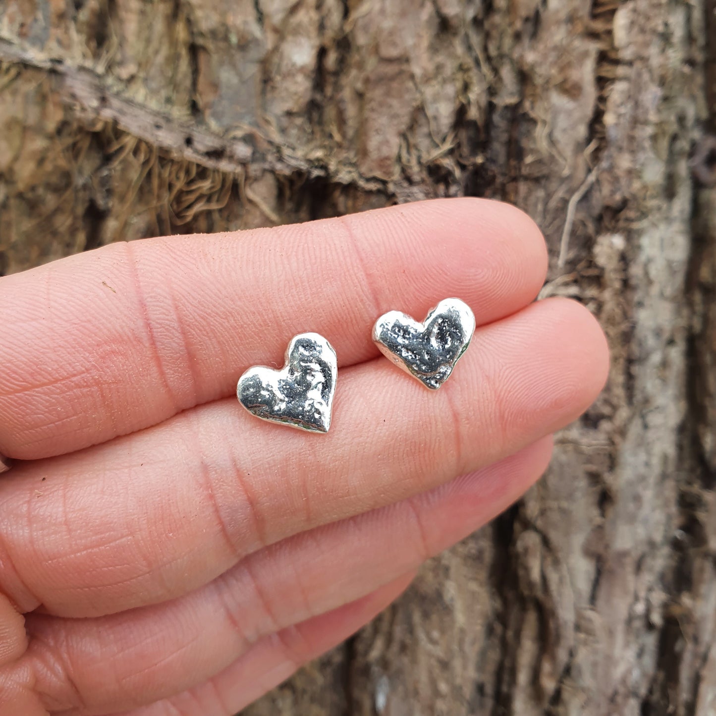 Molten Heart Studs