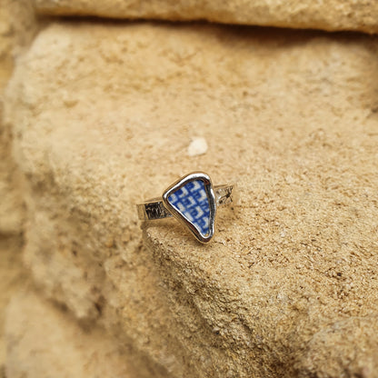 Unique Pottery Ring no.4 SIZE uk M