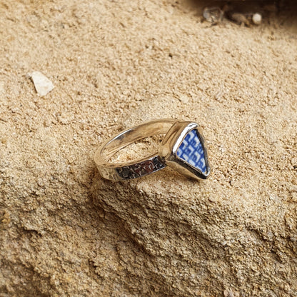 Unique Pottery Ring no.4 SIZE uk M