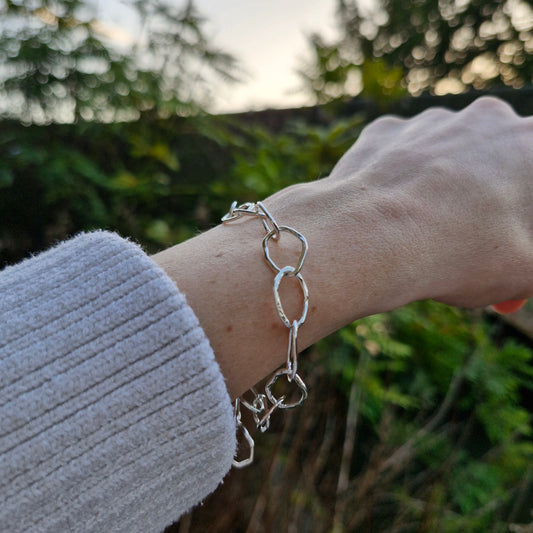 Ripple Paperclip Bracelet