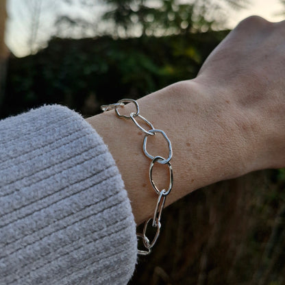 Ripple Paperclip Bracelet