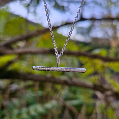 Bark T-bar Necklace