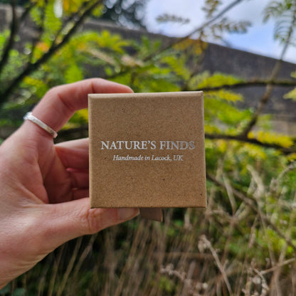 9ct Solid Gold Bark Textured Circle Studs