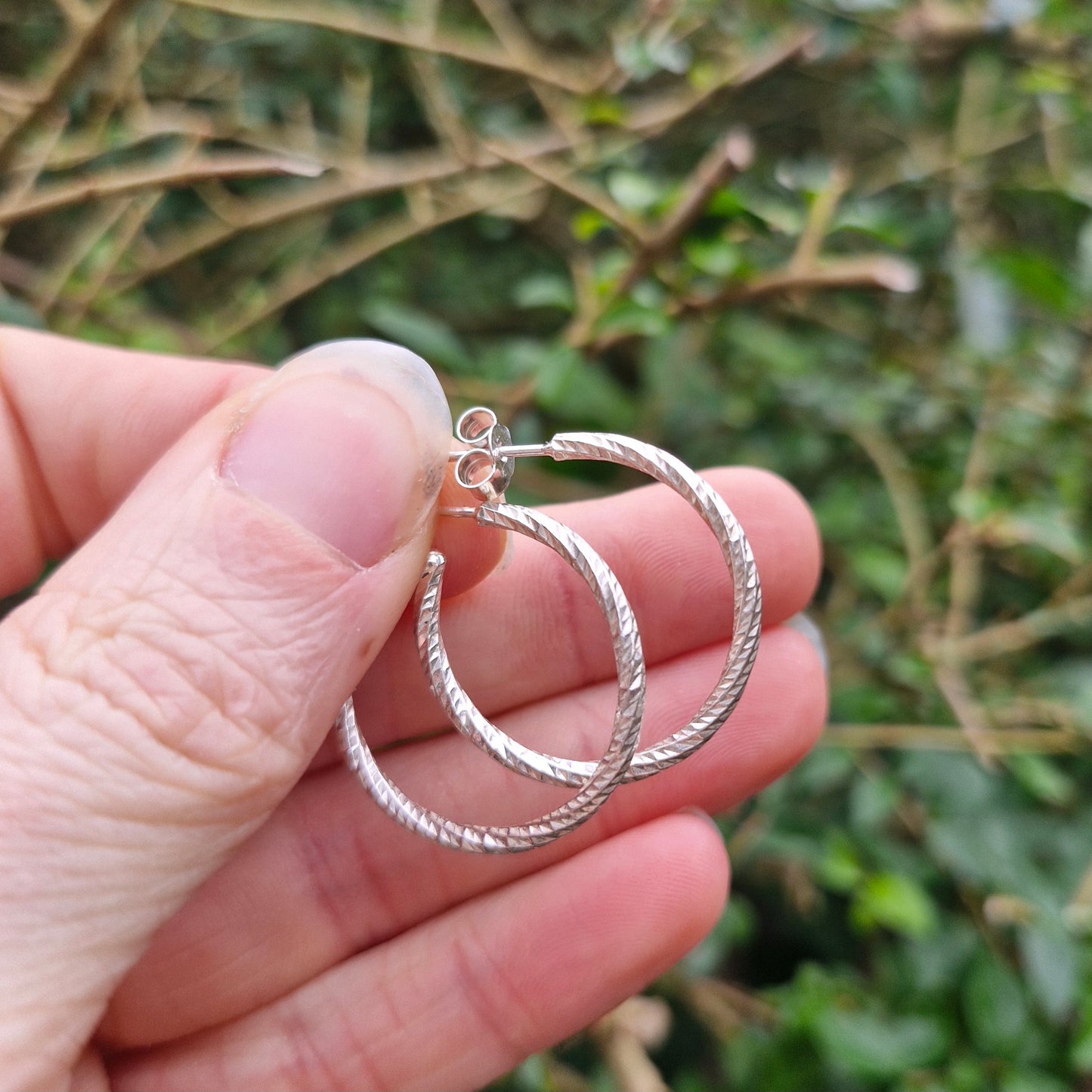 Textured Hoops