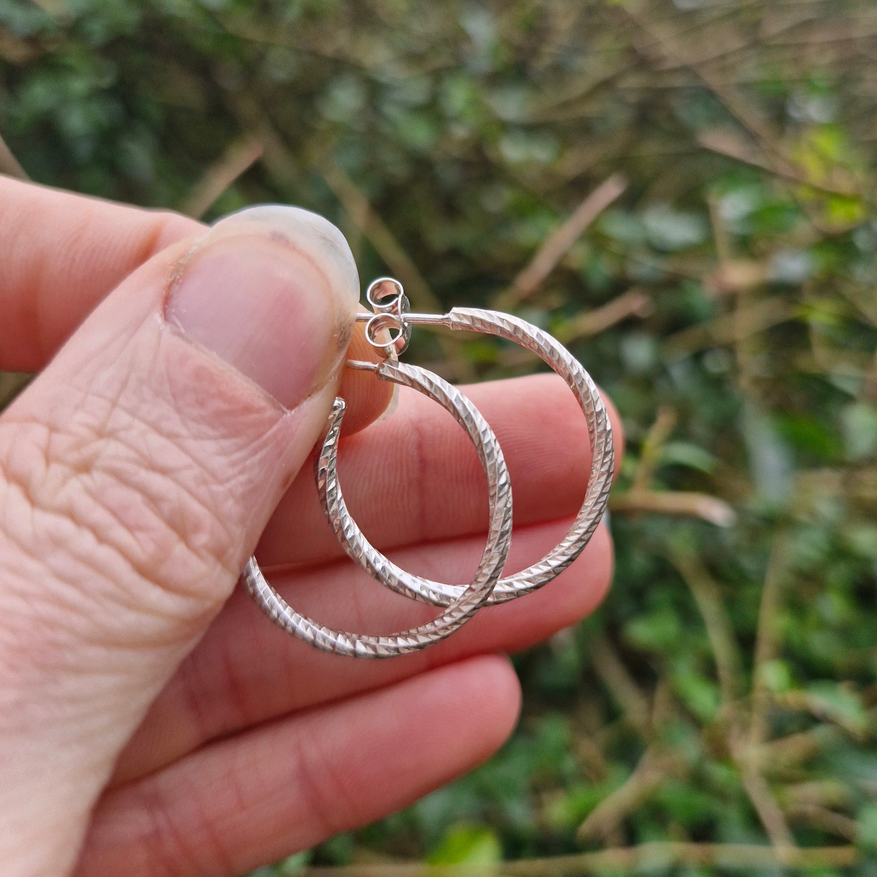 Textured Hoops