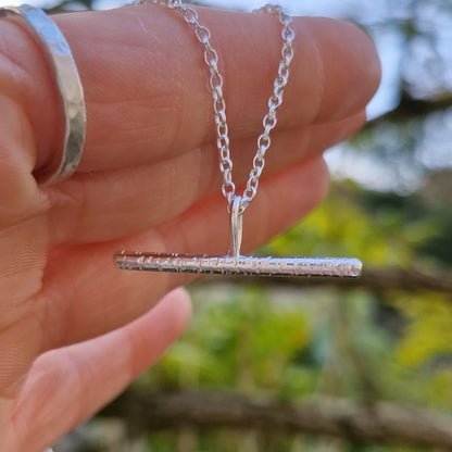 Bark T-bar Necklace