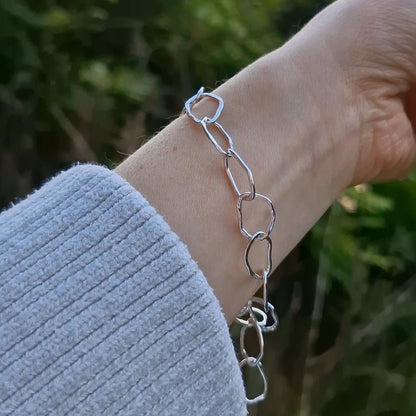 Ripple Paperclip Bracelet