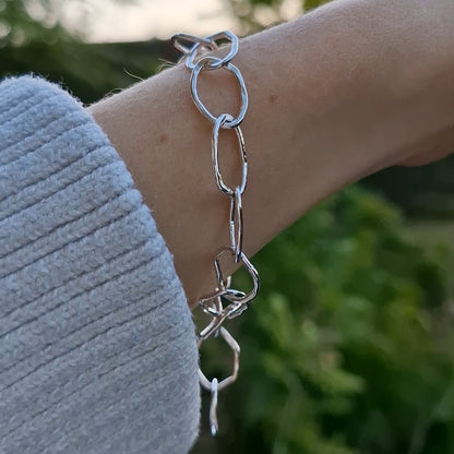 Ripple Paperclip Bracelet