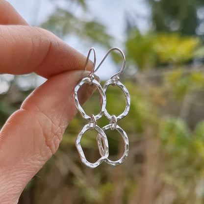 Ripple Dual Drop Earrings