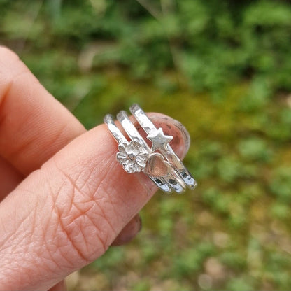 Flower Stacking Ring
