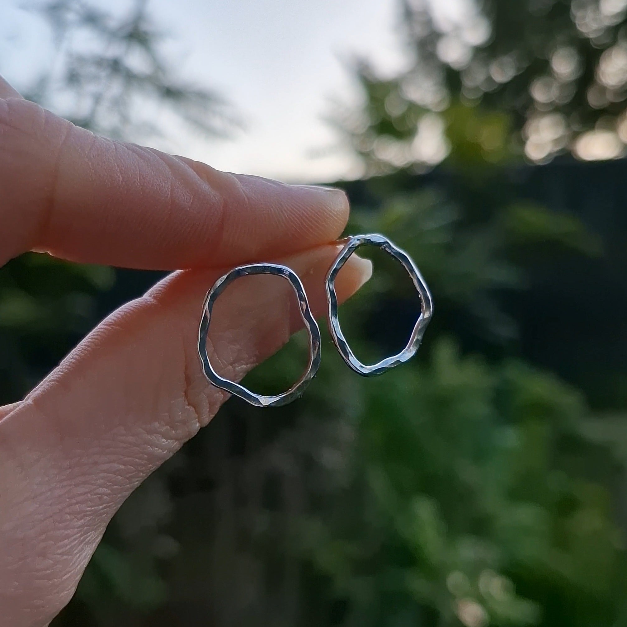 Ripple Lone Wave Earrings