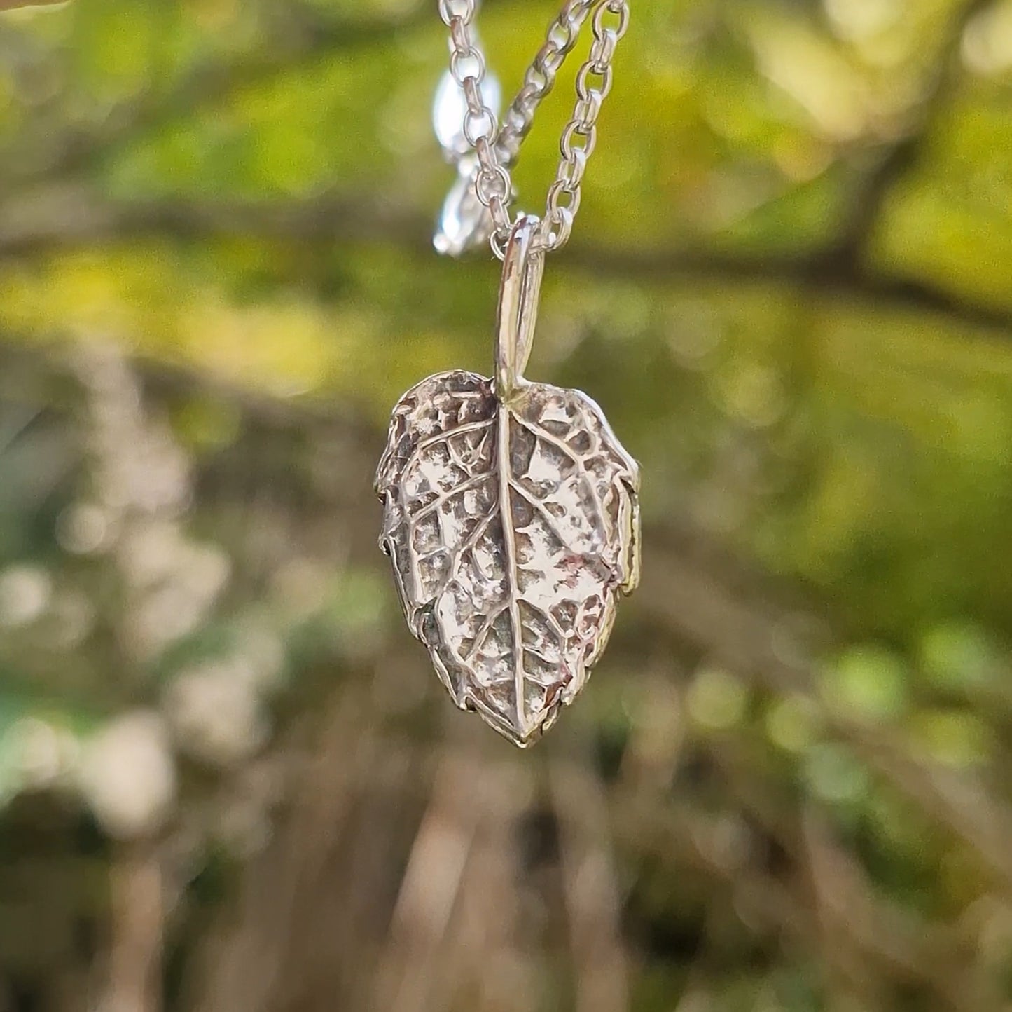 Lacock Leaf Imprint 4 ~ charm only