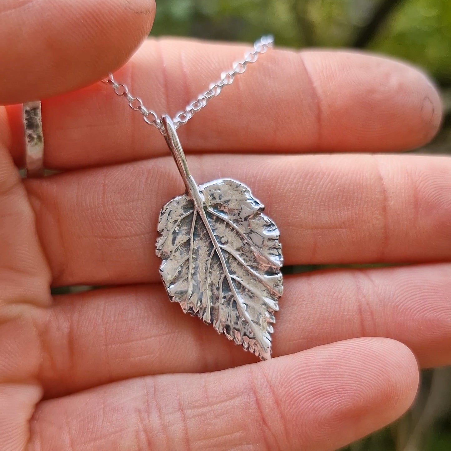 Lacock Leaf Imprint 10 ~ charm only