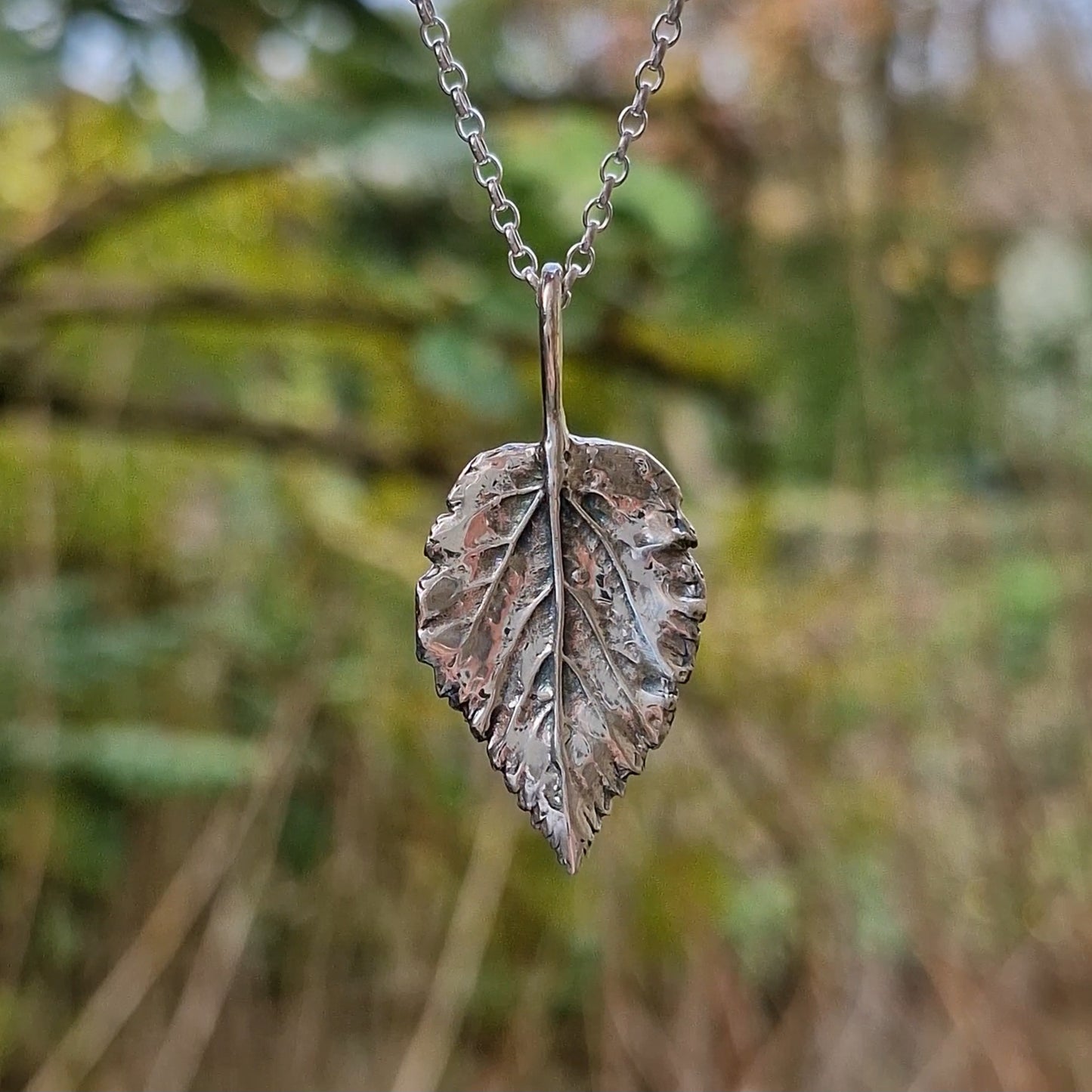 Lacock Leaf Imprint 10 ~ charm only