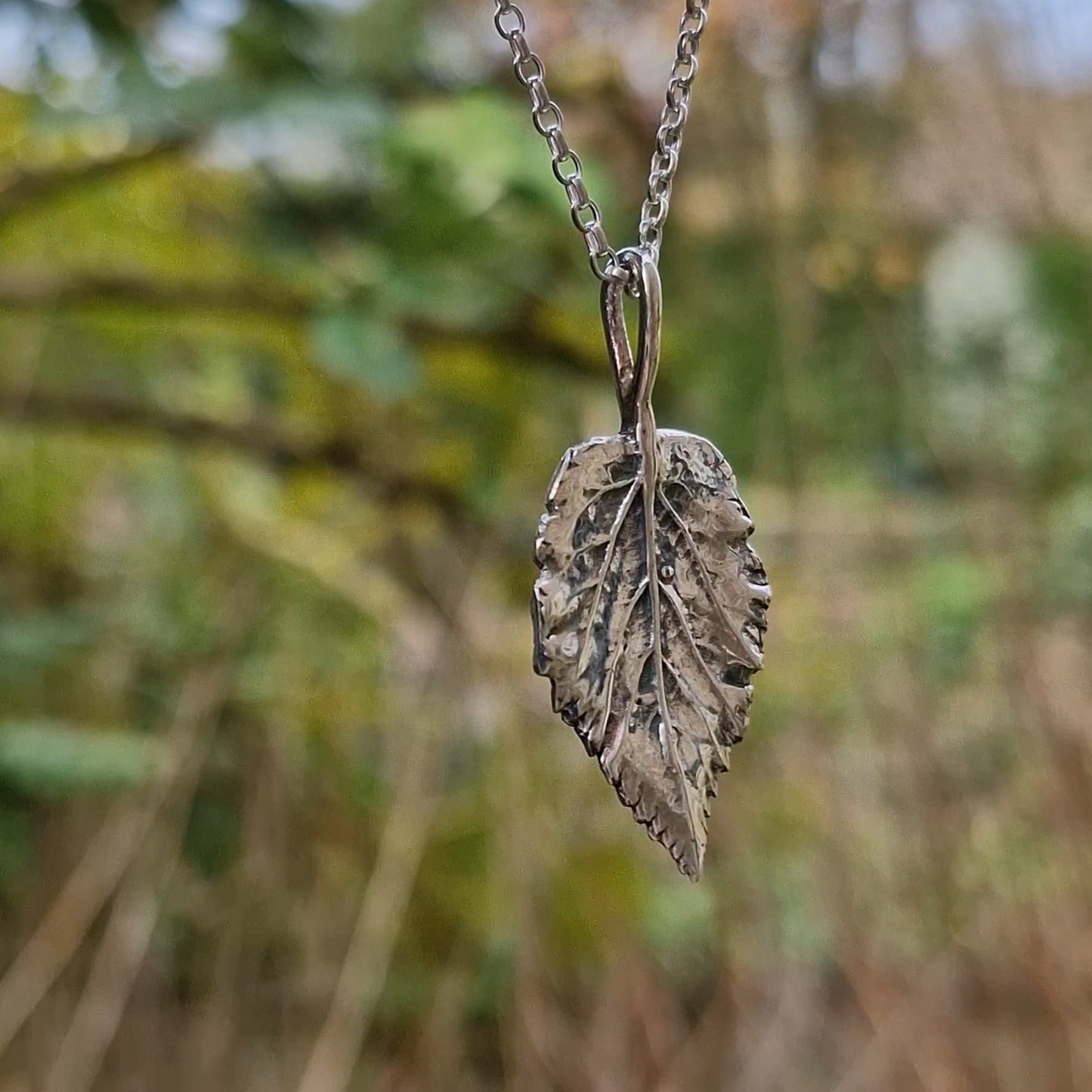 Lacock Leaf Imprint 10 ~ charm only