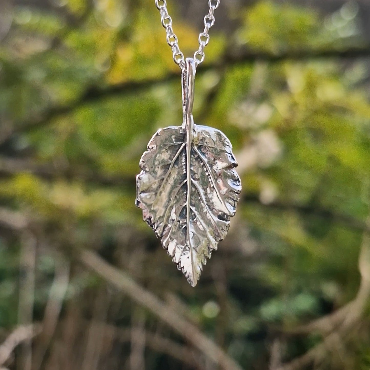 Lacock Leaf Imprint 10 ~ charm only