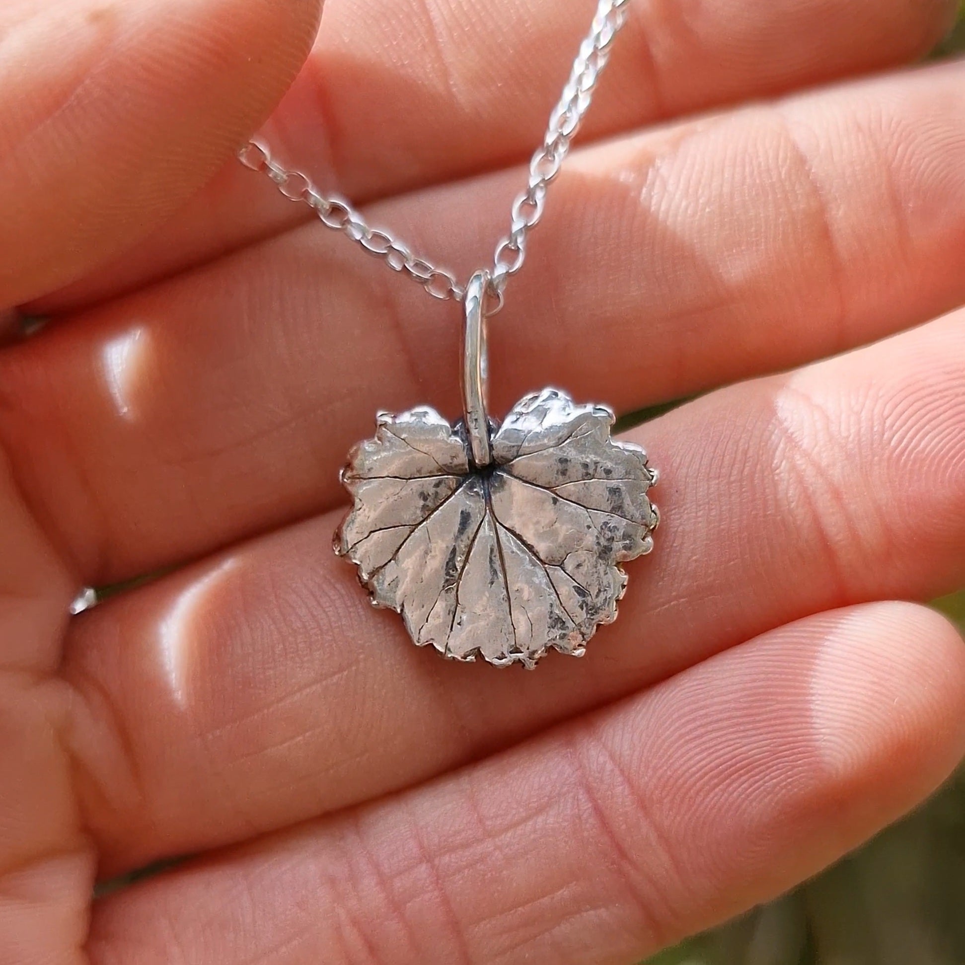 Lacock Leaf Imprint 5 ~ charm only