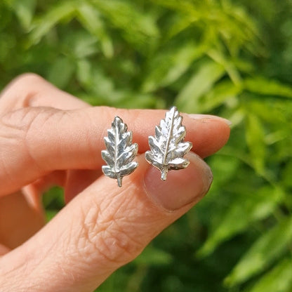 Lacock Leaf Studs