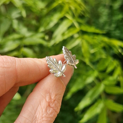 Lacock Leaf Studs