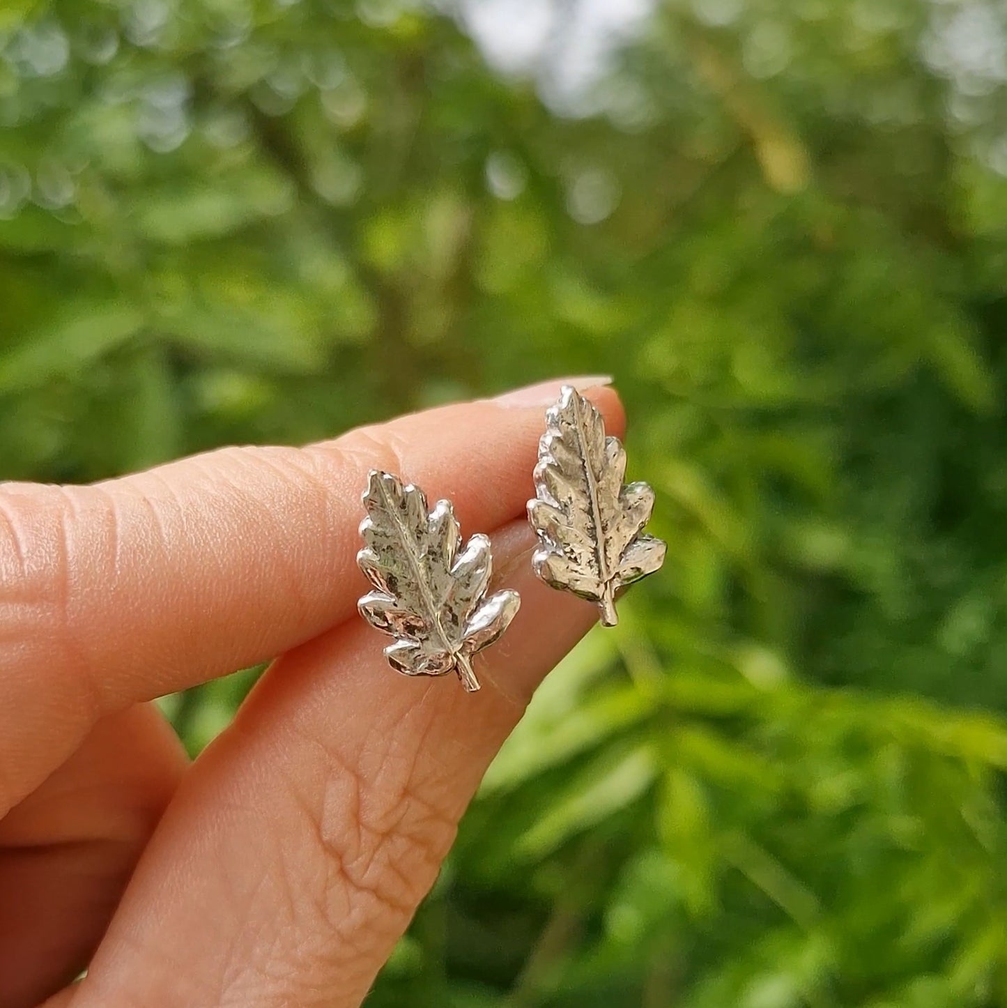 Lacock Leaf Studs