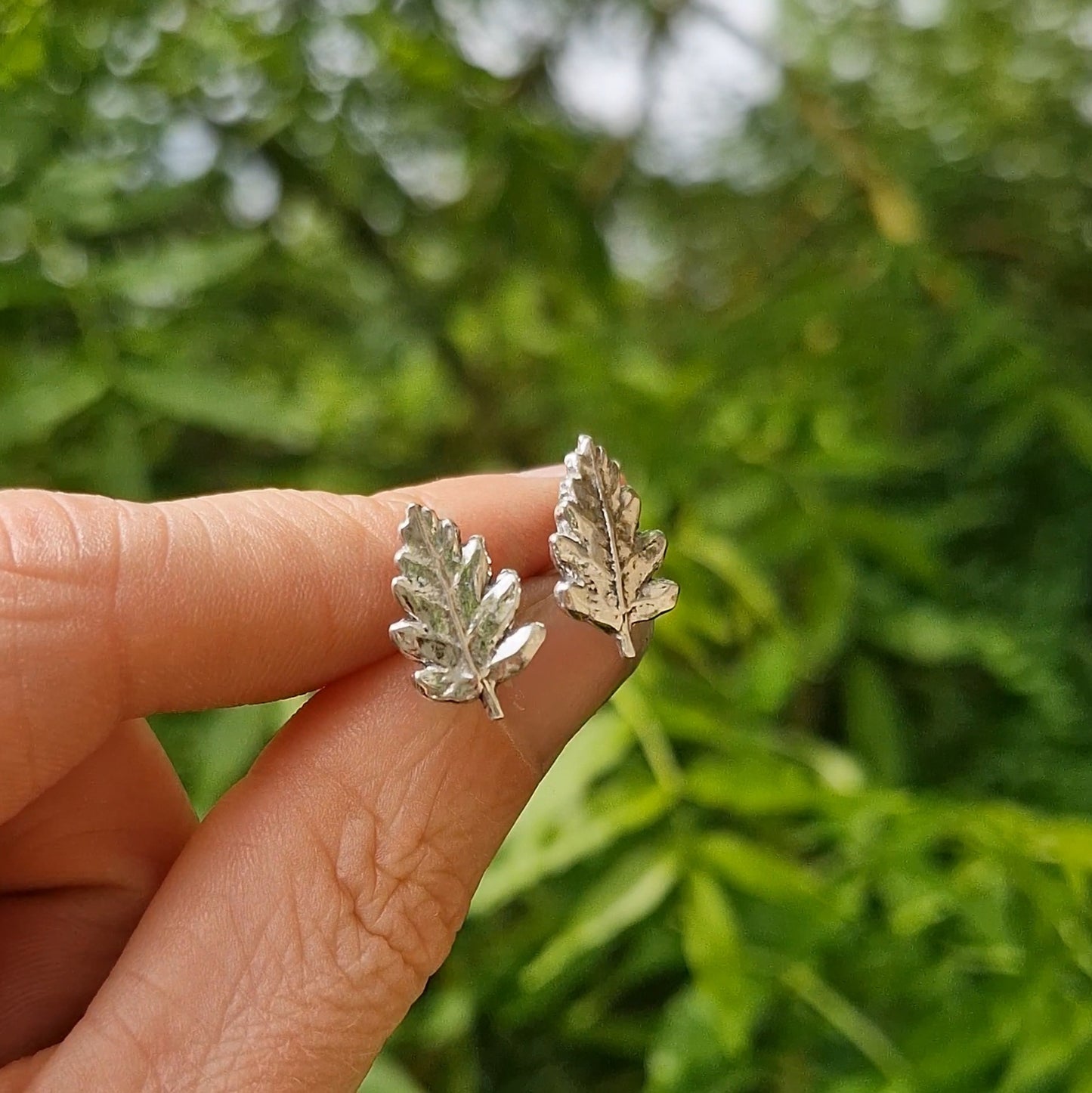 Lacock Leaf Studs