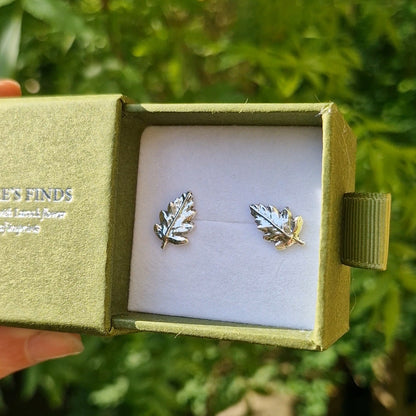 Lacock Leaf Studs
