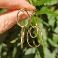 Nature's 9ct Gold Embrace Earrings