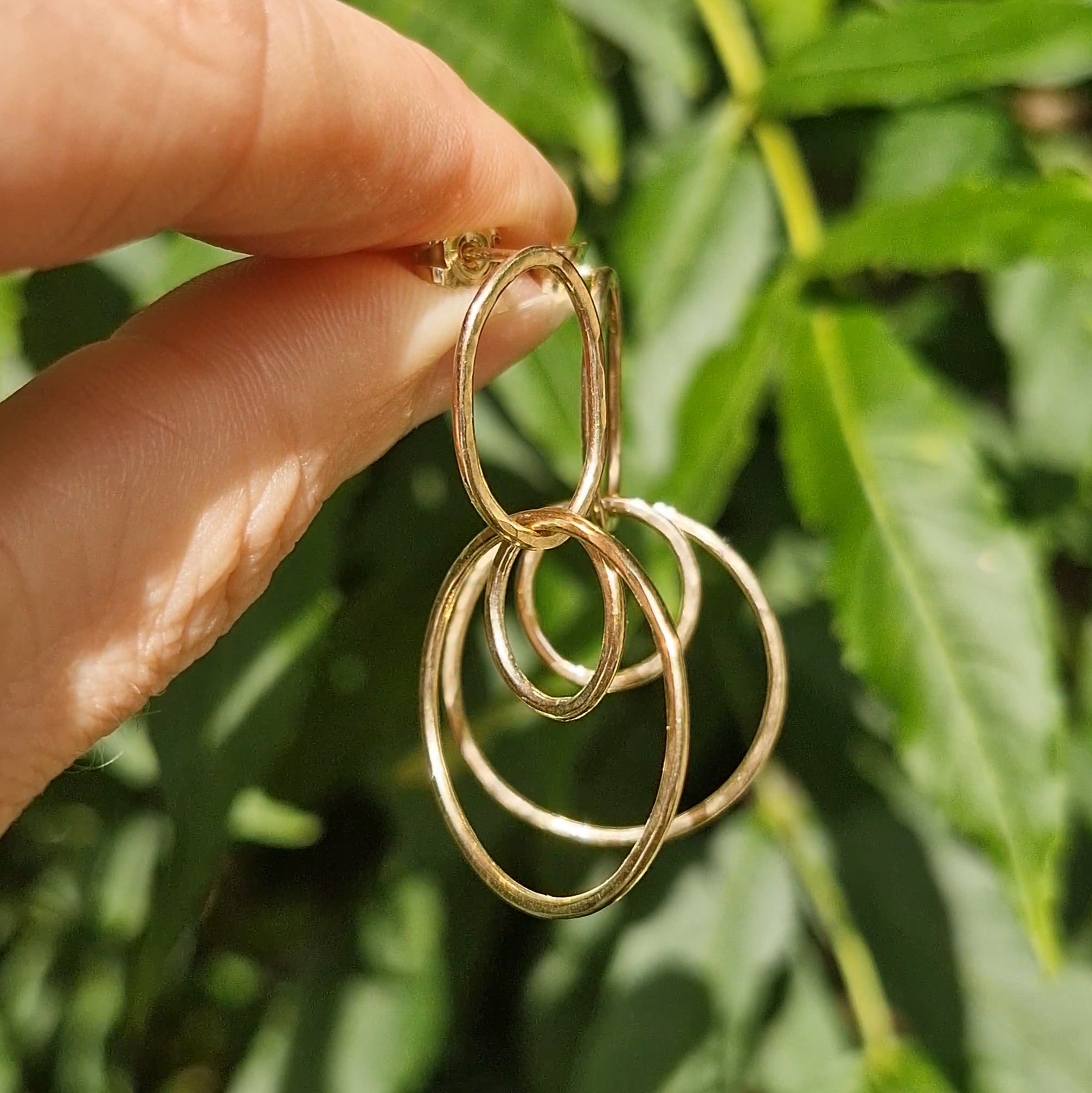 Nature's 9ct Gold Embrace Earrings