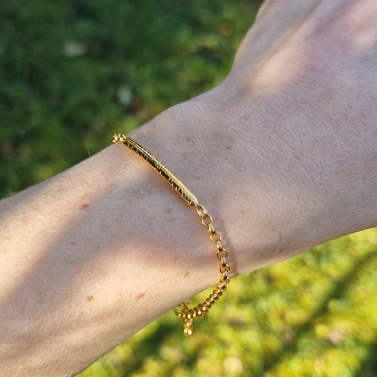 Bark Bracelet - Gold Vermeil