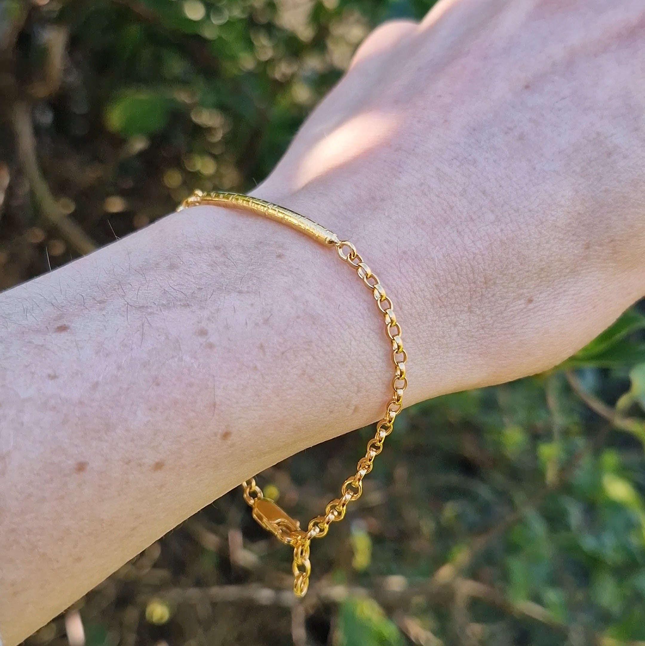 Bark Bracelet - Gold Vermeil