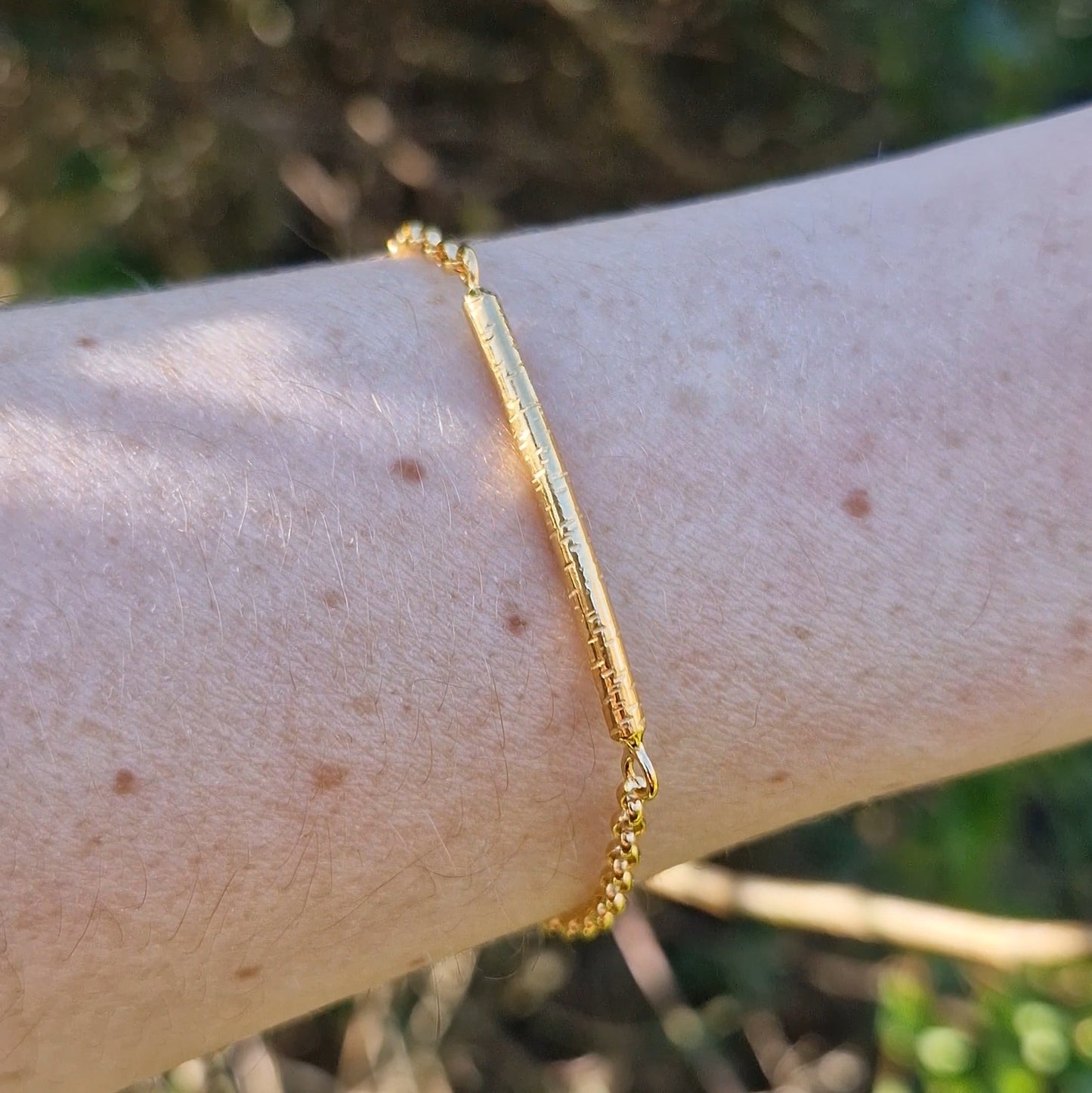 Bark Bracelet - Gold Vermeil