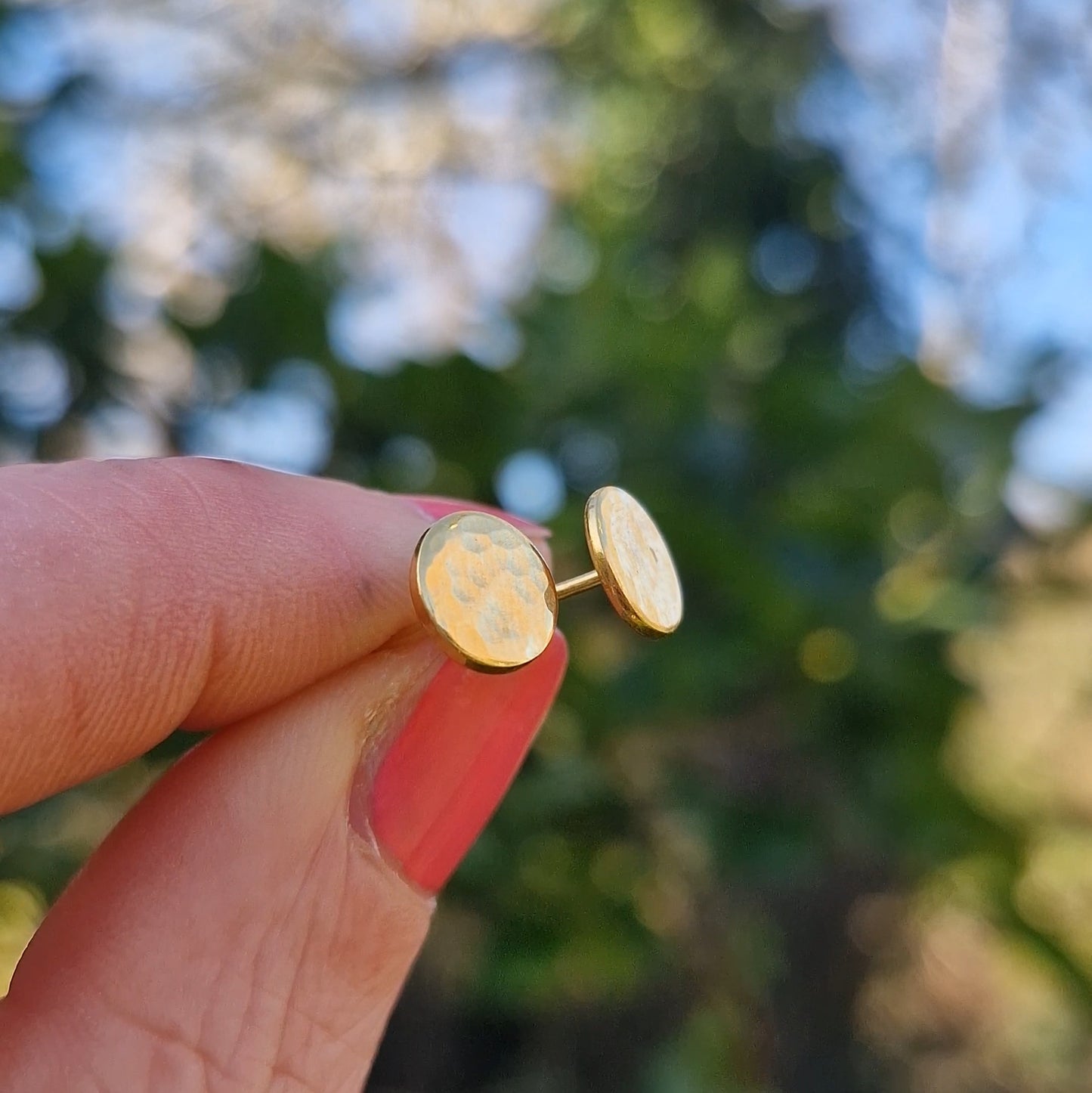 Moonlight Studs - Gold Vermeil