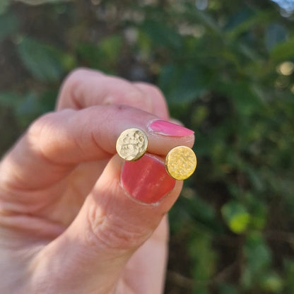 Moonlight Studs - Gold Vermeil