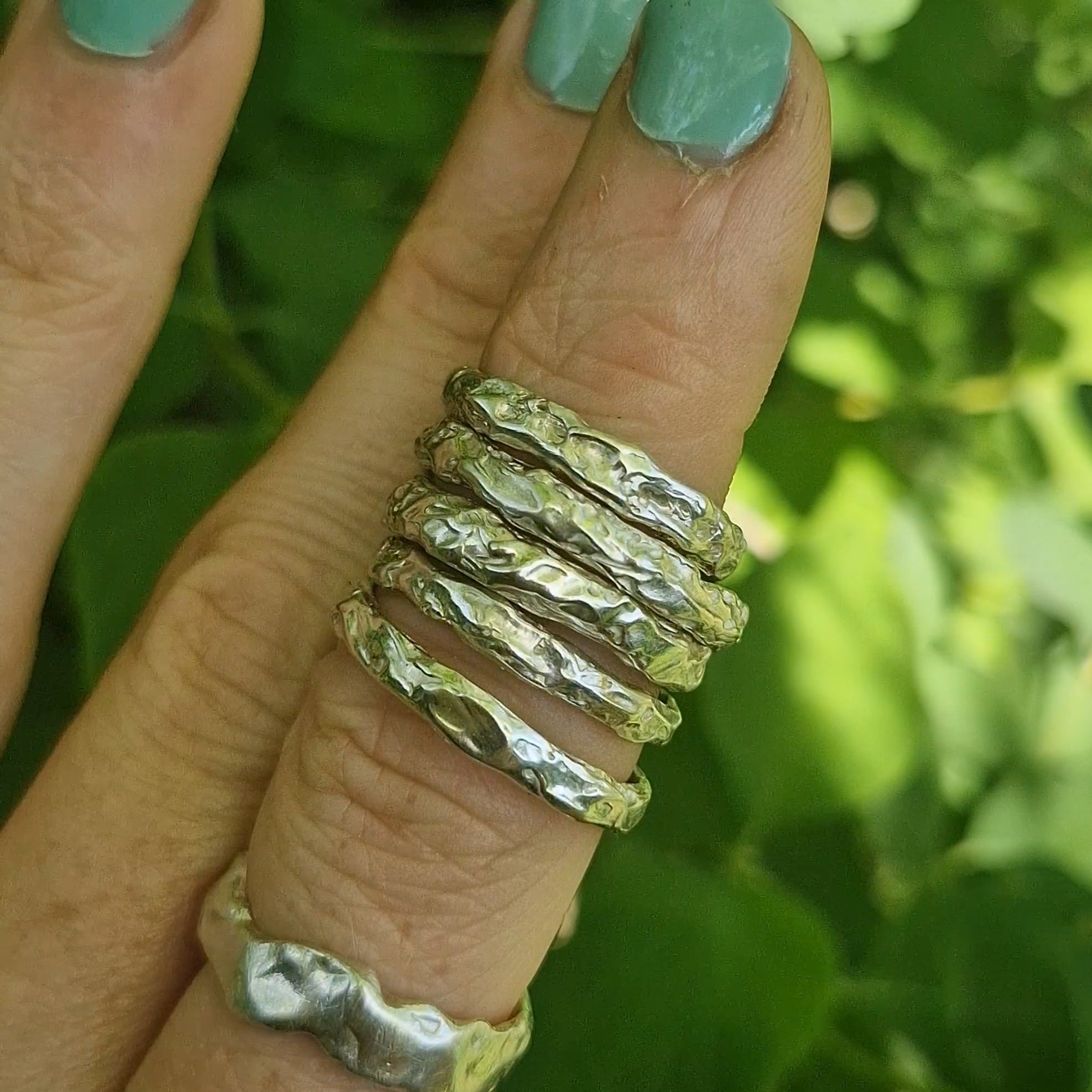 Molten Wave Ring