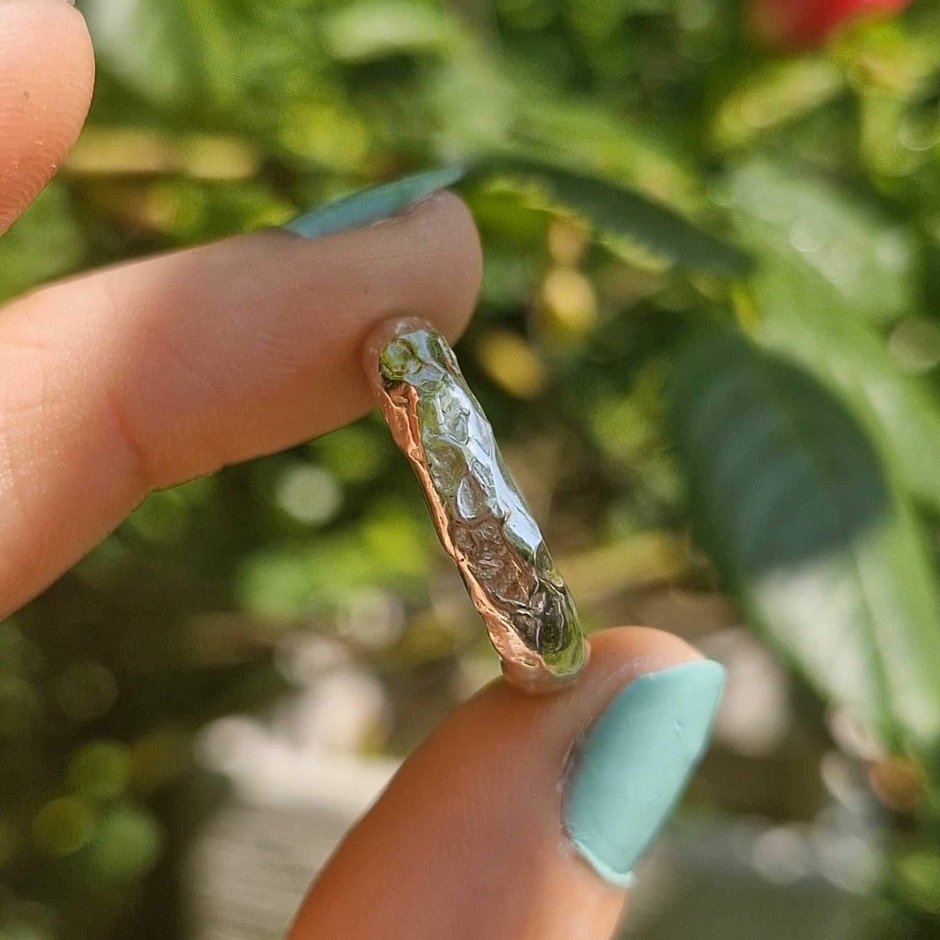 Molten Chunky Chiselled Ring