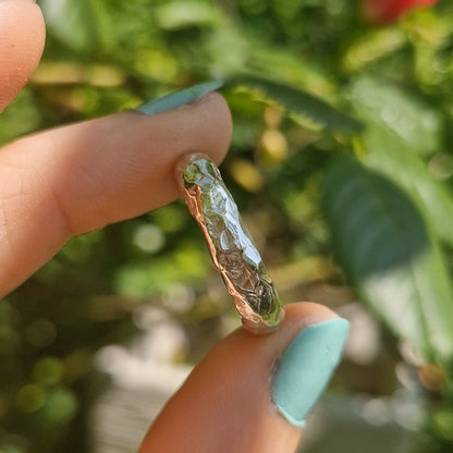 Molten Chunky Chiselled Ring