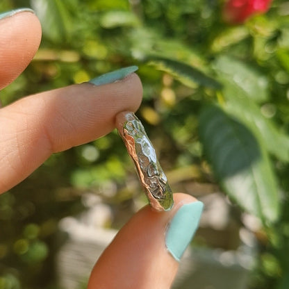 Molten Chunky Chiselled Ring